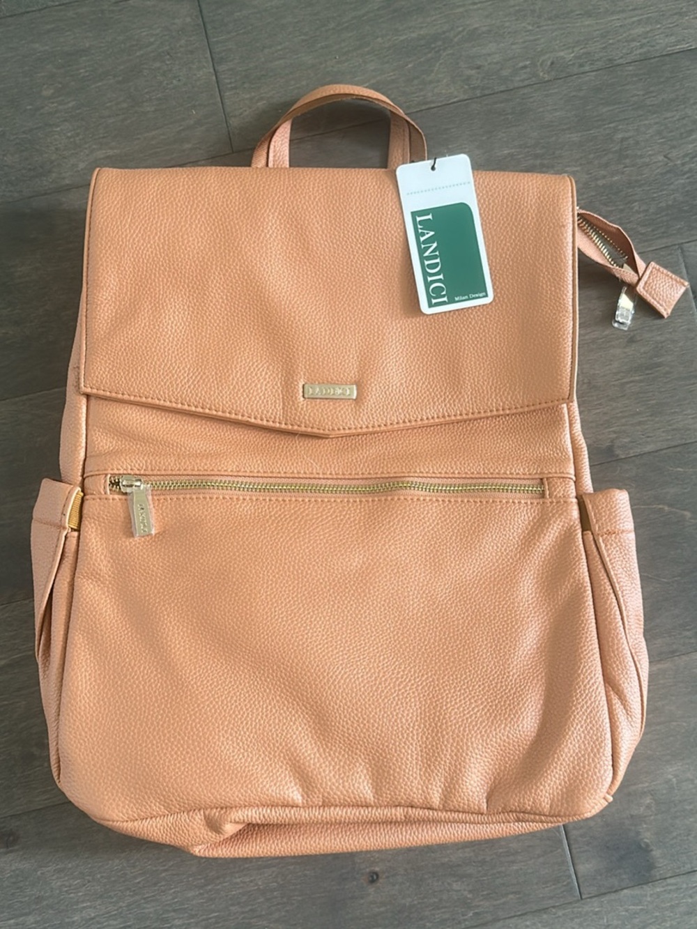 Peach Baby Backpack Bag for Women